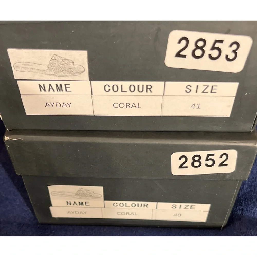 Anthropologie Silent D Ayda Coral Slide Sandals NWT Size 9,  10 - Picture 7 of 10